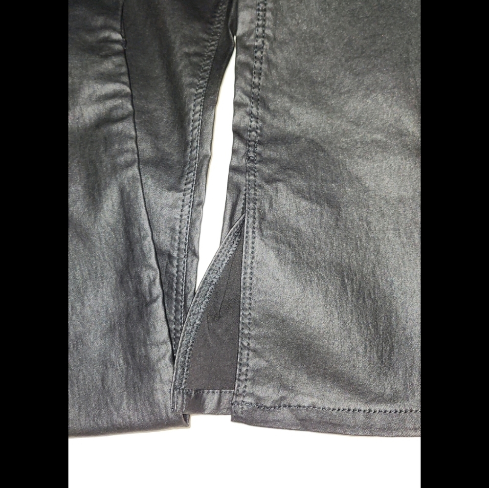 🕶Leather Flared Coated Trousers 🕶 👖 - Picture 7 of 8